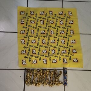 Vintage brand new "Yoohoo" bandana and shoe laces set (10)